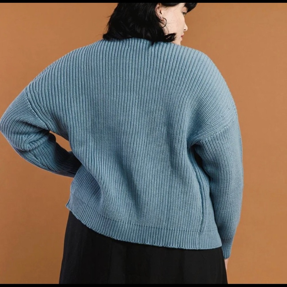 Tradlands Shelter Cotton Cardigan in Shelter